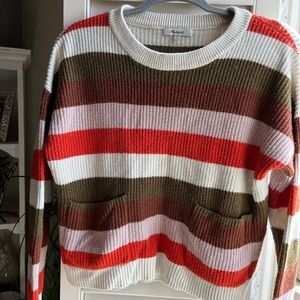 Madewell multicolored women’s sweater.